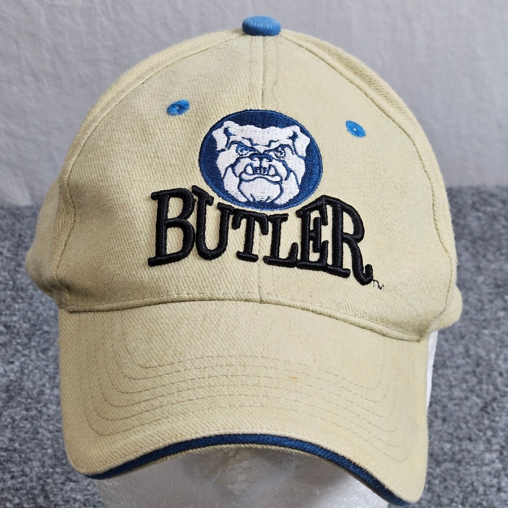 Butler University Bulldogs NCAA Cap Tan Blue Cotton Strapback Donegal‎ Bay USA